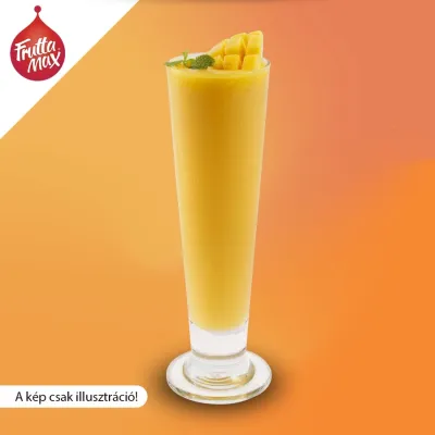 Mangó ízű gyümölcsszörp, FruttaMax Mango Sirup 500ml, Bubble 50% Fruchtanteil