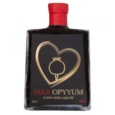 Mohnlikör, Opyyum, 0,5 l Alk.:50 %