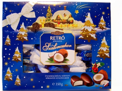 Retro Weihnachtspralinen 350g / Kokos