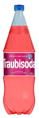 Traubisoda 1,75 Liter Flasche ROT aus Ungarn