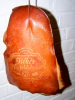 Geraeucherter Schweineoberschale, Schinkenspeck