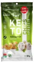 KETO CHIPS Knoblauch, fokhagymás...