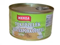 Tökfözelék sertéspörköltel
